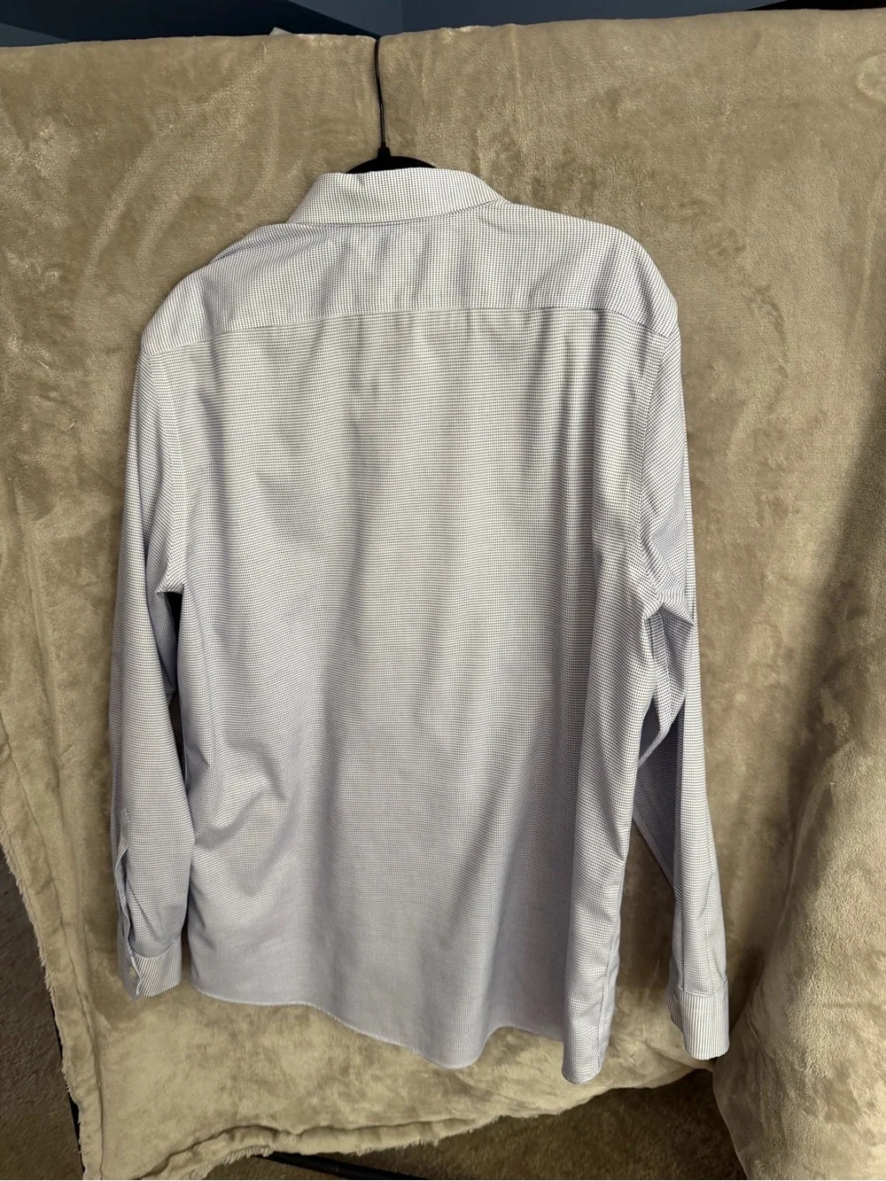 Banana Republic Light Blue Microstripe Button-Down Shirt - Men's